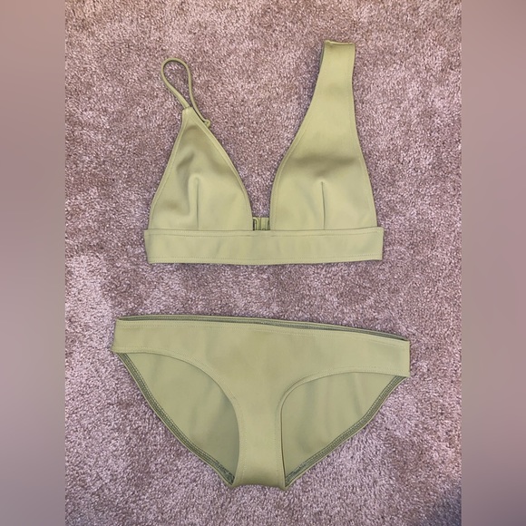 ASOS Swim Asymmetrical Neoprene Bikini - Picture 7 of 8